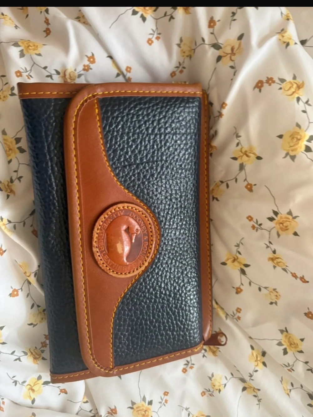 Dooney Bourke cross body wallet with chain
